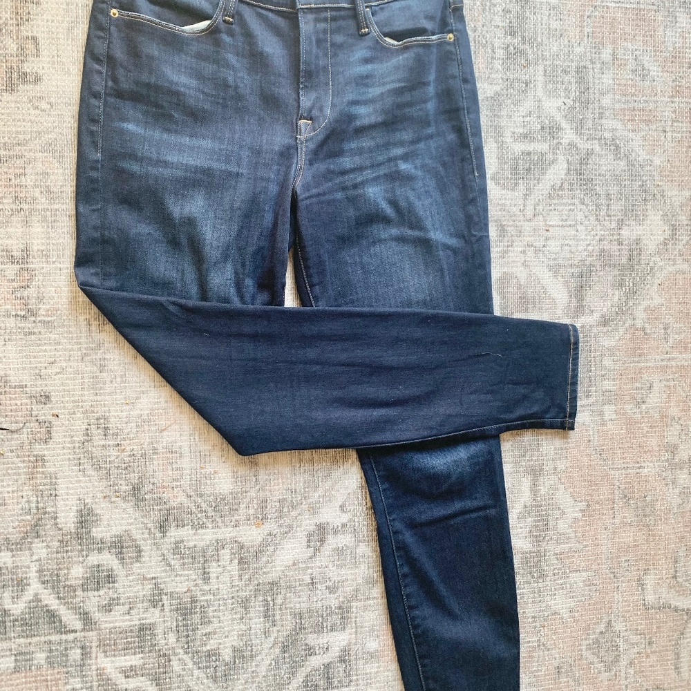 Frame Dark Denim Jeans 29” -30” waist